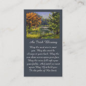 Viering van de "Life Memorial Sympathy Card" Visitekaartje (Voorkant)