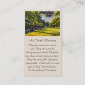 Viering van de "Life Memorial Sympathy Card" Visitekaartje (Voorkant)