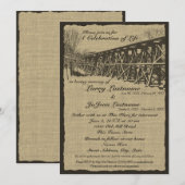 Viering van de Life Train Trestle Kaart (Voorkant / Achterkant)