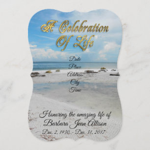 Viering van de Life-uitnodiging Kaart