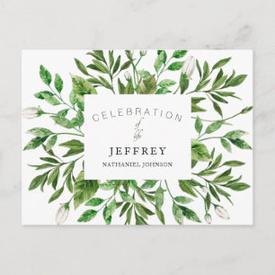 Viering van de lozing van levens- en verliesrekeni briefkaart