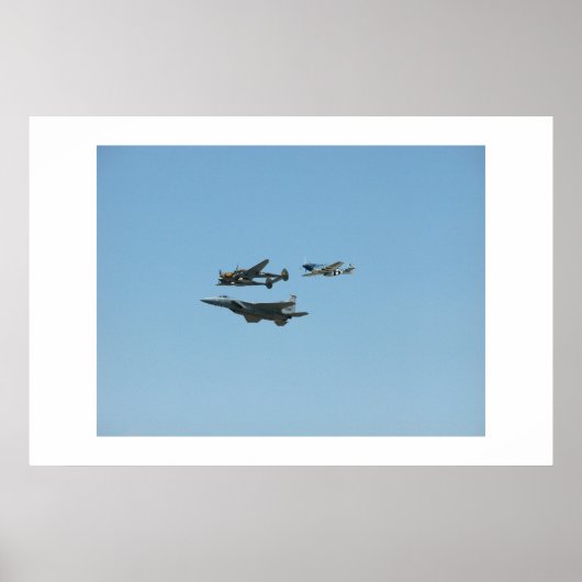 Viering van de luchtmacht poster (Voorkant)