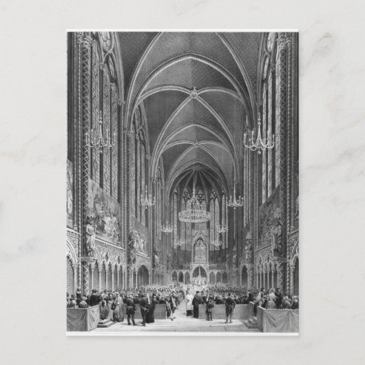 Viering van de massa voor de magistratuur uitnodiging briefkaart (Voorkant)