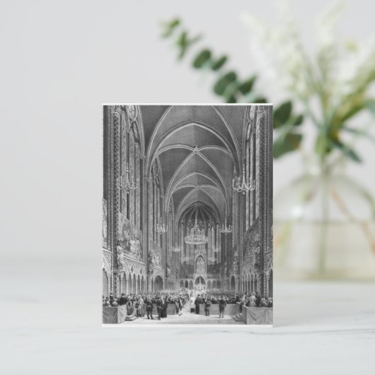 Viering van de massa voor de magistratuur uitnodiging briefkaart (Staand voorkant)