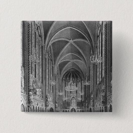 Viering van de massa voor de magistratuur vierkante button 5,1 cm (Voorkant)