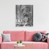 Viering van de massa voor de rechter canvas afdruk (Insitu (Woonkamer))