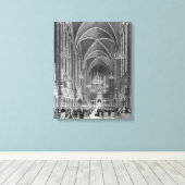 Viering van de massa voor de rechter canvas afdruk (Insitu (Houten vloer))