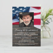 Viering van de militaire veteraan-Amerikaanse vete Kaart (Staand voorkant)