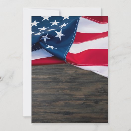 Viering van de militaire veteraan-Amerikaanse vete Kaart (Achterkant)