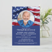 Viering van de militaire veteraanveteranfoto van h kaart (Staand voorkant)