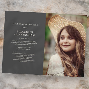 Viering van de Moderne Chic Elegant Foto van Life Uitnodiging Briefkaart
