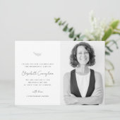 Viering van de Moderne Eenvoudige Minimale Foto va Kaart (Staand voorkant)