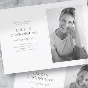 Viering van de Moderne Eenvoudige Minimale Foto va Kaart