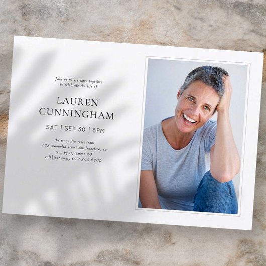 Viering van de Moderne Eenvoudige Minimale Foto va Kaart