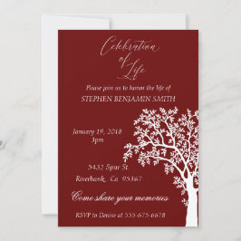 Viering van de nabestaandenboom van de reddingsdie kaart