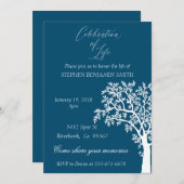 Viering van de nabestaandenboom van de reddingsdie kaart (Voorkant / Achterkant)