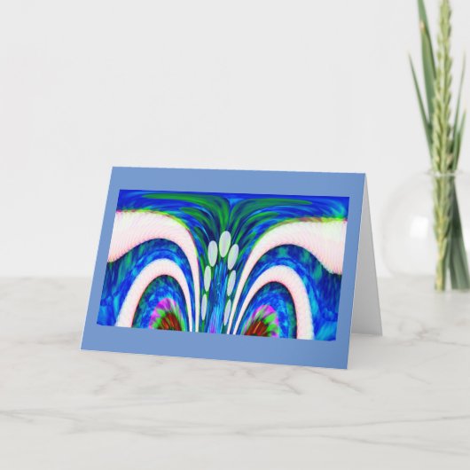 Viering van de natuur feestdagen kaart (Voorkant)