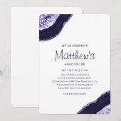 Viering van de natuurlijke mineraalsteen van het l kaart (Voorkant / Achterkant)