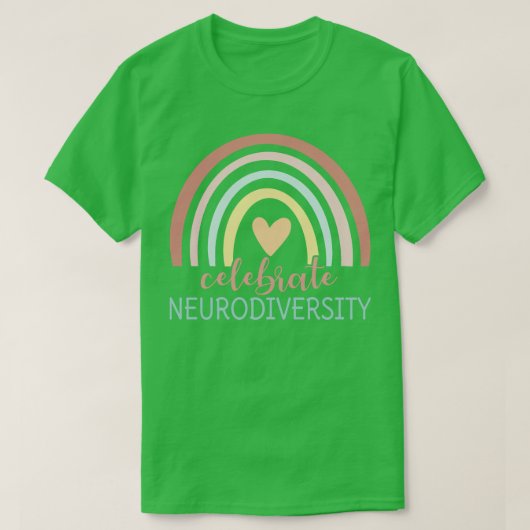 Viering van de neurodiversiteit I T-shirt (Design voorkant)