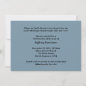 Viering van de Nobelprijs voor het Leven Oude Hist Kaart (Achterkant)