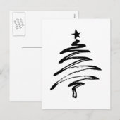 Viering van de Ornamenten van de Boom van de Feestdagenkaart (Voorkant / Achterkant)