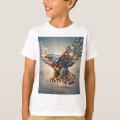Viering van de overwinning: Dynamic Crystal Eagle T-shirt (Voorkant)