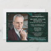 Viering van de persoonlijke foto van de moderne le kaart (Voorkant)