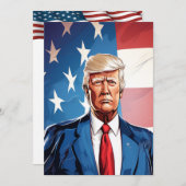 viering van de presidentsverkiezingen kaart (Voorkant / Achterkant)