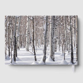 Viering van de reddingsbril in de sneeuwherdenking gastenboek (Achterkant)