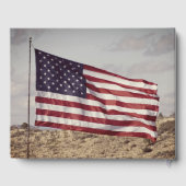 Viering van de Rustic Memorial American Flag in he Gastenboek (Achterkant)