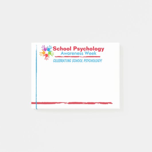 Viering van de "School Psychology Post-it Notes" Post-it® Notes (Voorkant)