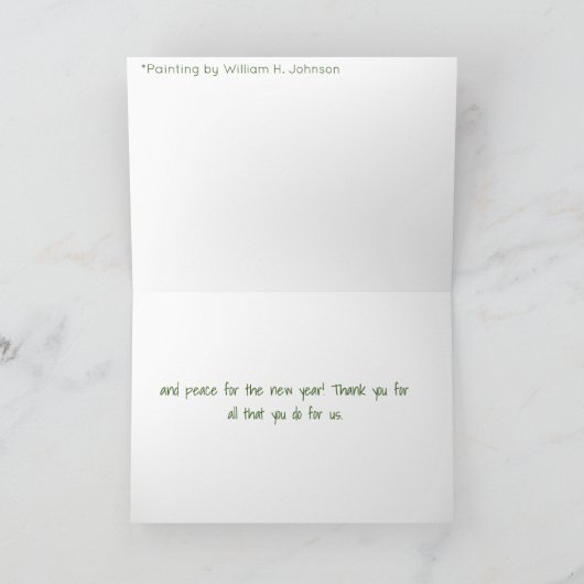 Viering van de schoolverpleegkundigen bedankkaart (Binnen)