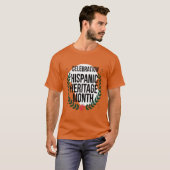 Viering van de Spaanse erfgoedmaand T-shirt (Voorkant volledig)
