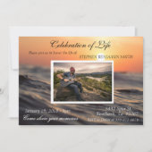 Viering van de Sunset Photo van het meer van Life  Kaart (Voorkant)