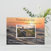 Viering van de Sunset Photo van het meer van Life  Kaart (Staand voorkant)