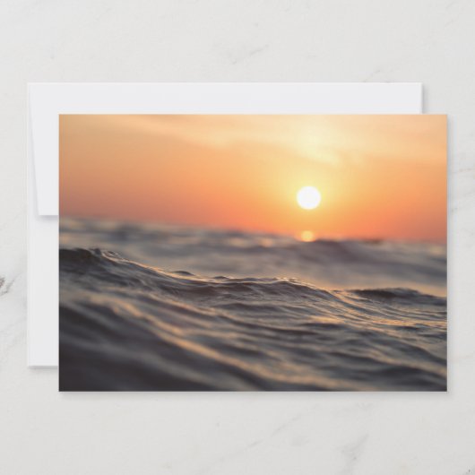 Viering van de Sunset Photo van het meer van Life  Kaart (Achterkant)