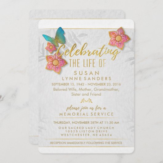 Viering van de uitnodiging tot het indienen van le (Voorkant / Achterkant)