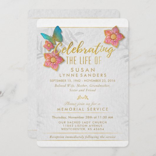 Viering van de uitnodiging tot het indienen van le (Voorkant / Achterkant)