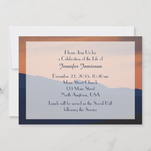 Viering van de uitnodiging tot het leven, eenvoudi (Achterkant)