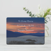 Viering van de uitnodiging tot het leven, Sunset t (Staand voorkant)