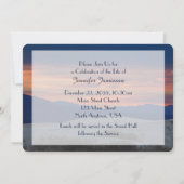 Viering van de uitnodiging tot het leven, Sunset t (Achterkant)