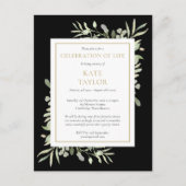 Viering van de uitnodiging van de begrafenis van d (Voorkant)