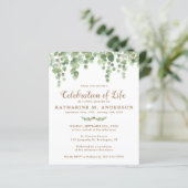 Viering van de uitnodiging van de Eucalyptus Green (Staand voorkant)