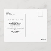 Viering van de uitnodiging van de Foto van Life Ga (Achterkant)