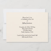 Viering van de uitnodiging voor het leven, drie pa (Achterkant)