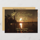 Viering van de uitnodiging voor het leven Ocean Su (Voorkant / Achterkant)