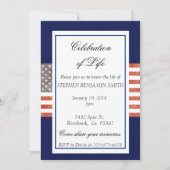 Viering van de Veteranenvlag van de levensdenkdien Kaart (Voorkant)