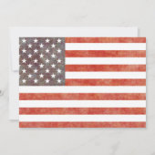 Viering van de Veteranenvlag van de levensdenkdien Kaart (Achterkant)