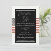 Viering van de Veteranenvlag van de levensdenkdien Kaart (Staand voorkant)