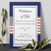 Viering van de Veteranenvlag van de levensdenkdien Kaart